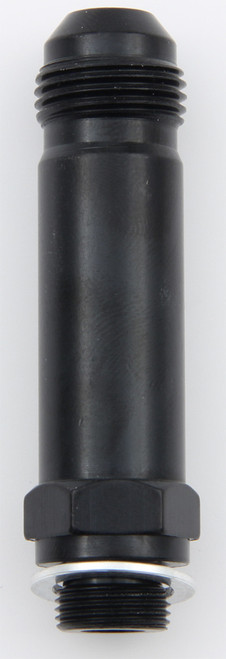 Fragola Carb Adapter Fitting #8 x 9/16-24 3in Long Bl