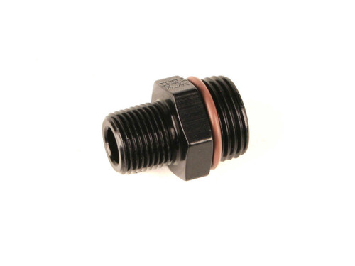 Fragola #10 ORB x 1/2 MPT Adapter Fitting Black