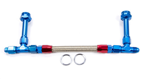 Fragola #6 Fuel Line Kit 7/8-20 Dual Inlet 4150