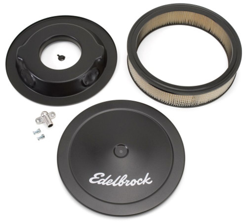 Edelbrock 14in Signature Series A/C - Black