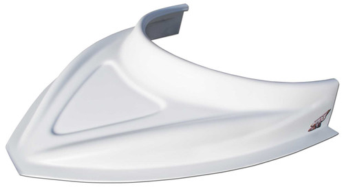 Fivestar MD3 Hood Scoop 3in Tall Curved White