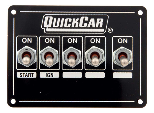 QuickCar Racing Products Ignition Panel - Dual Ing. w/X-Over & Acc.