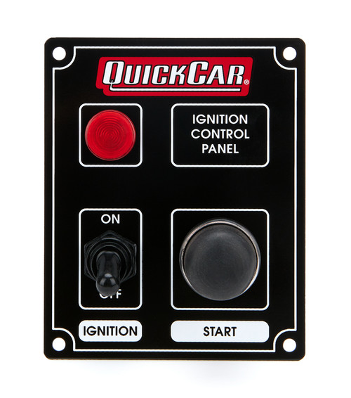 QuickCar Racing Products Ignition Panel Black w/ Lights
