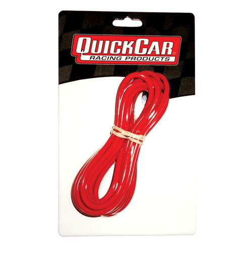 QuickCar Racing Products Wire 14 Gauge Red 10ft