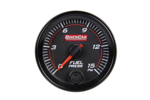 QuickCar Racing Products Redline Gauge Fuel Pressure