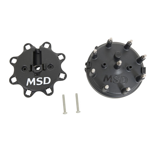 MSD Ignition Distributor Cap - Ford HEI- Black