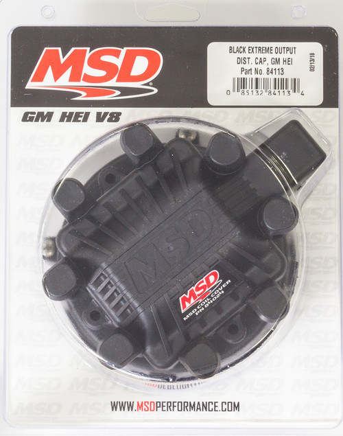 MSD Ignition GM HEI Distributor Cap Black
