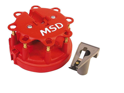 MSD Ignition Dist. Cap & Rotor Kit - Ford Duraspark