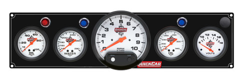 QuickCar Extreme 4-1 Panel w/Tach OP/WT/FP15/WP Black - QRP61-7756