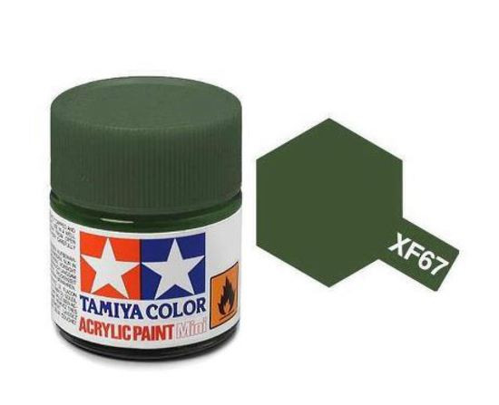 XF67 Tamiya 10ml Acrylic Paint Nato Green