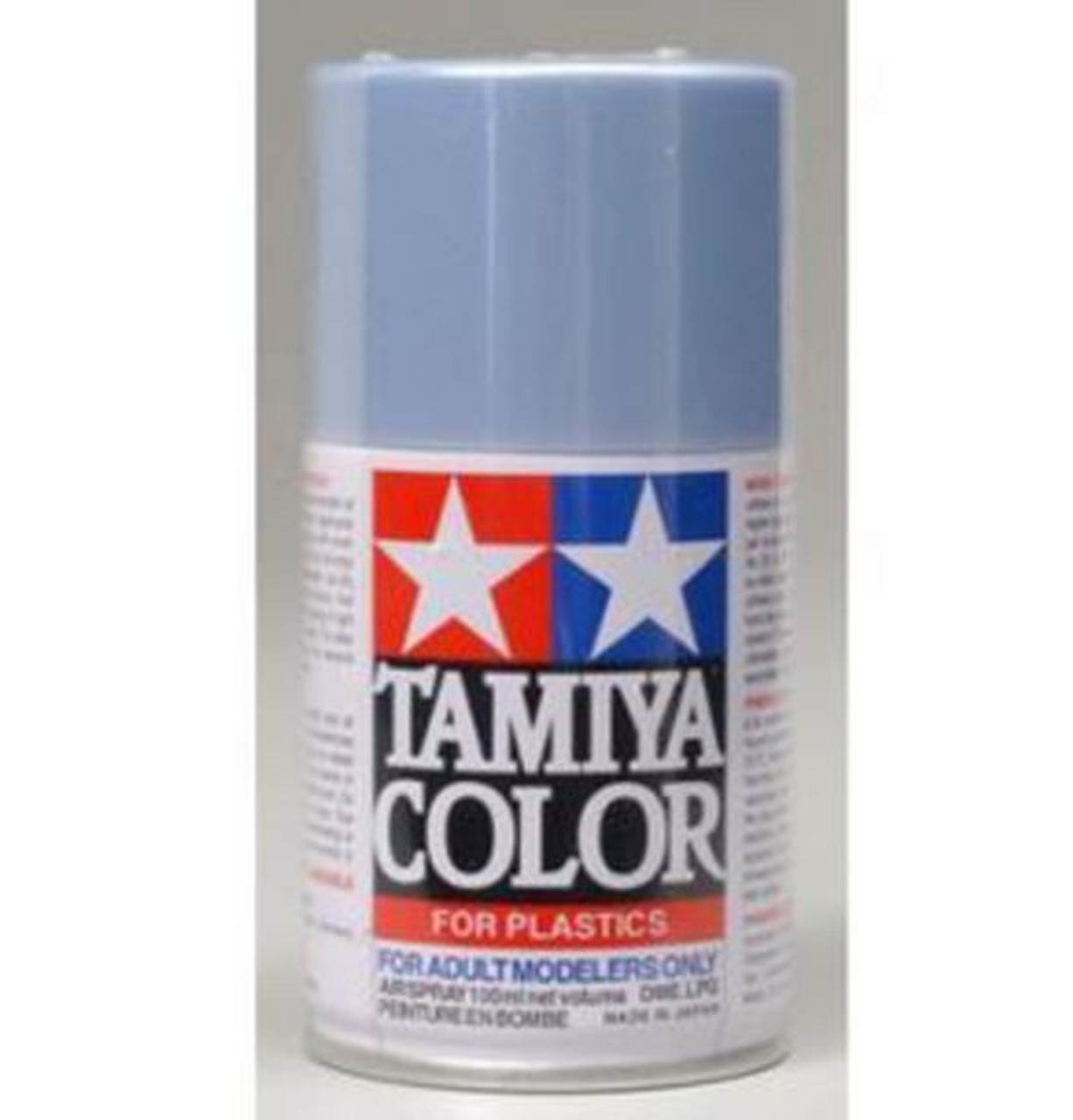 light blue spray paint for plastic