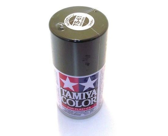 TS61 Tamiya 100ml Spray Paint Nato Green