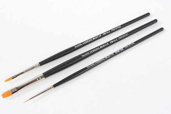 Tamiya 87067 Modeling Paint Brush High Finish Standard Set (3)