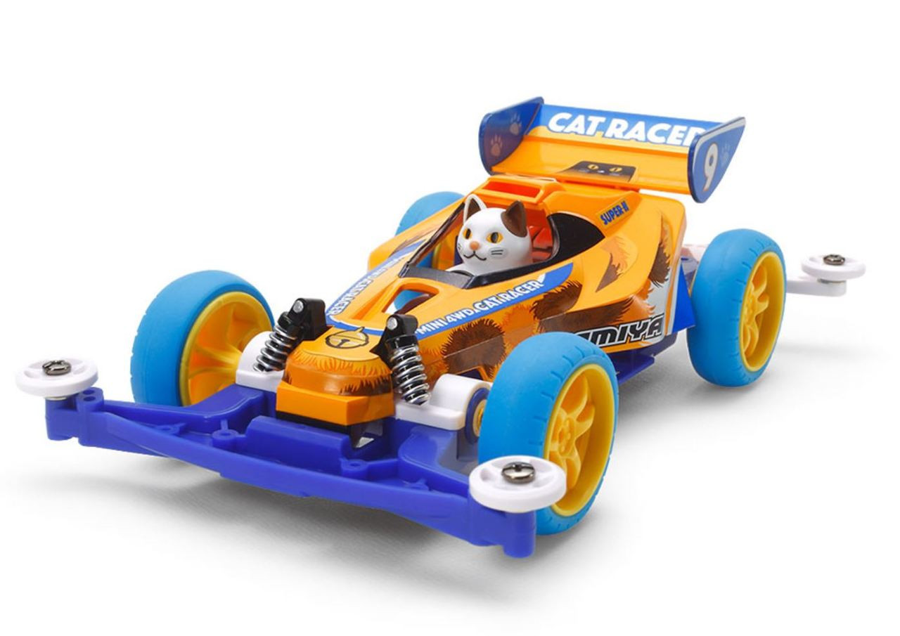 Tamiya 18090 Cat Racer Super II Chassis Mini 4WD Car