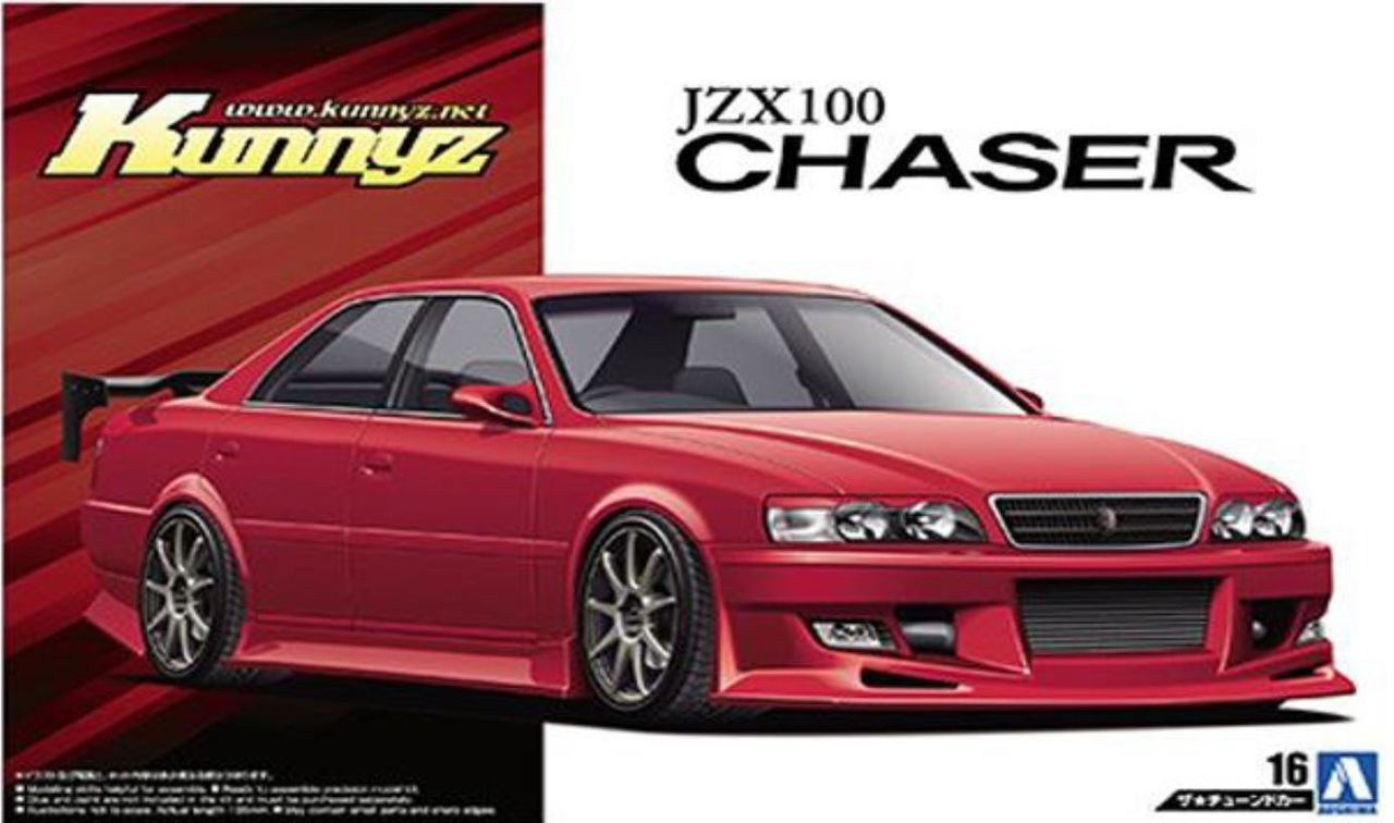 Aoshima 05303 1/24 Toyota Kunny'Z JZX100 Chaser Tourer V '98 Model Kit