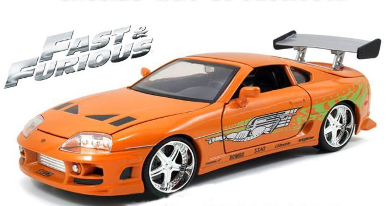 Modellino Auto Jada 1/24 Brian & Toyota Supra 1995 Orange Fast&Furios W/figure | Motorsport Maranello - Foto 8