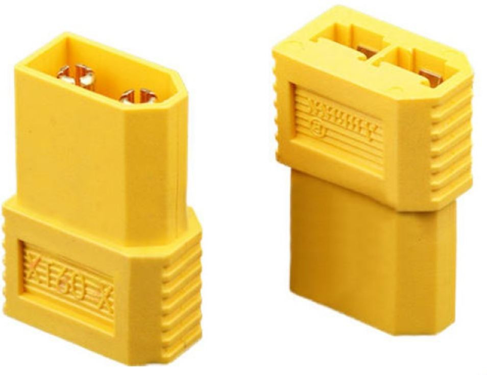 MT Racing XT60 Female To Traxxas TRX Male Adapter (2052) - Wired Connector For RC