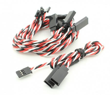 JR Style Y-Kabel – 5 Stück, Je 7cm, Für RC-Servos Von Futaba, Spektrum, Hitec & Mehr