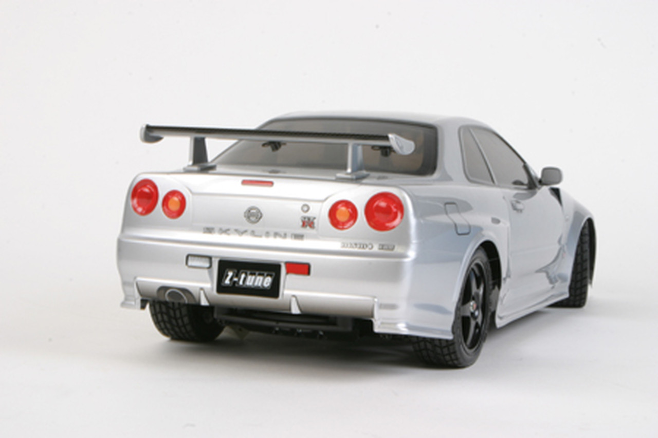 Voiture RC Tamiya 1/10 Nissan GT-R NISMO R34 Z-tune - Châssis TT-02D Drift, Kit à Monter, Neuf