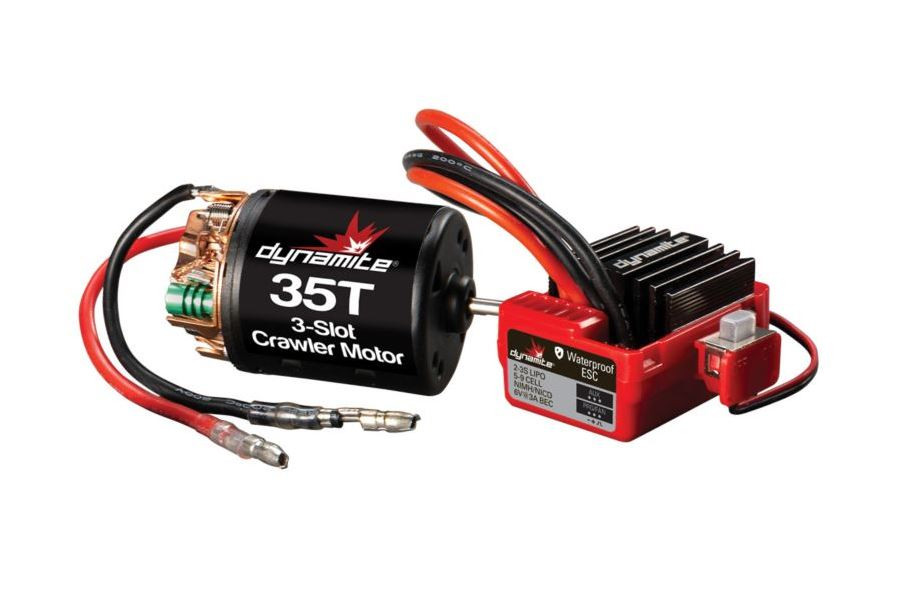rc crawler motor esc combo