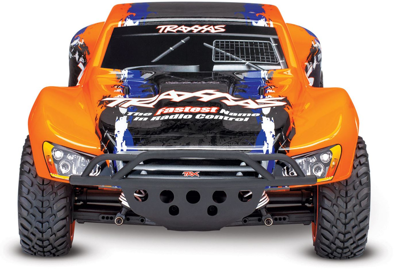 Traxxas 68086 4 Slash 1 10 4X4 RC Short Course Truck With TSM OrangeX