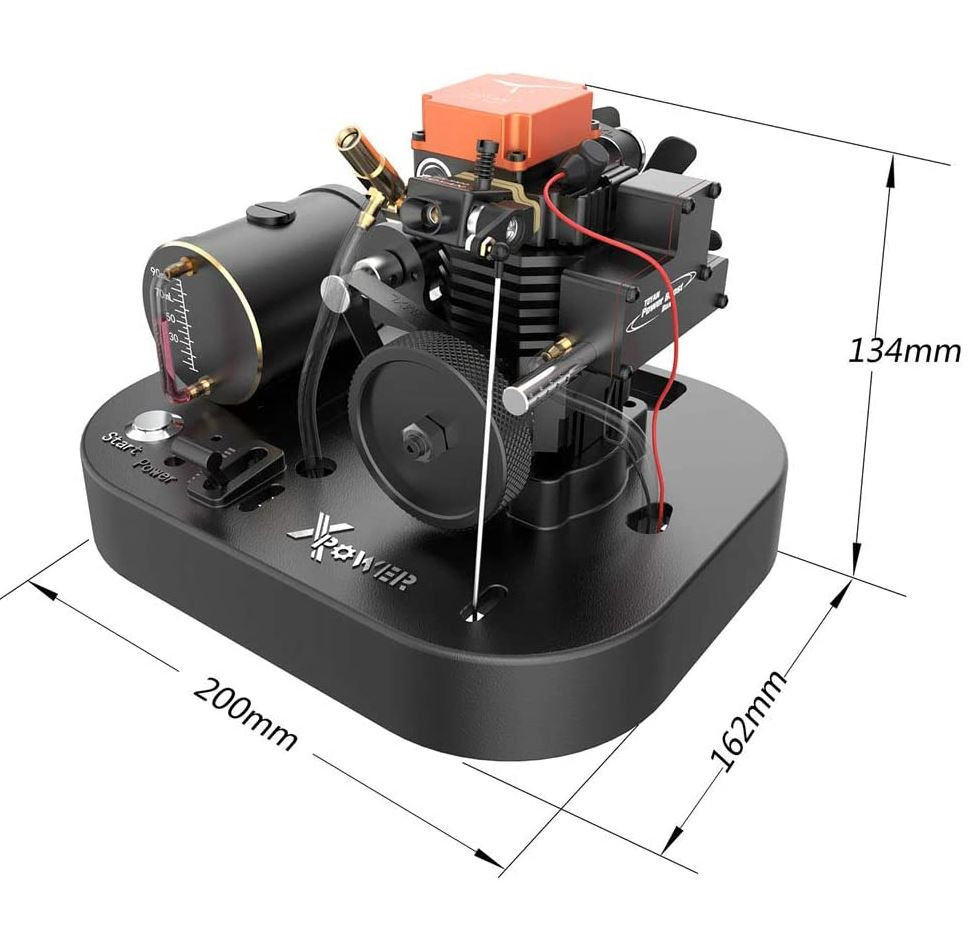Toyan FS-100 4 Stroke Model Engine Kit w/Metal Test Stand