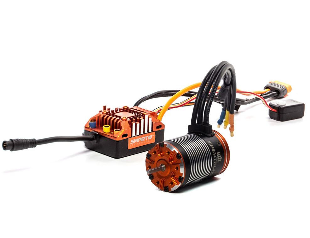 Spektrum SPMXSEMC08 Set ESC 60A Brushless Smart + Motore 2100Kv Sensore - Per Auto RC Crawler E Modellismo - 3