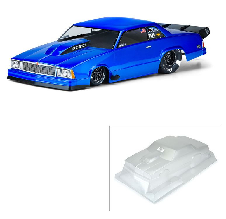 Pro-Line Racing 1/10 1978 Chevrolet Malibu Clear Drag Body