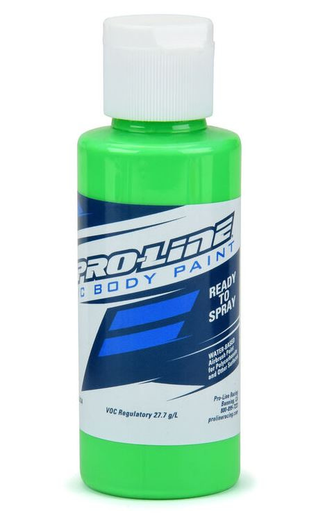 ProLine Racing PRO632803 RC Body Airbrush Paint Fluorescent Green 2oz