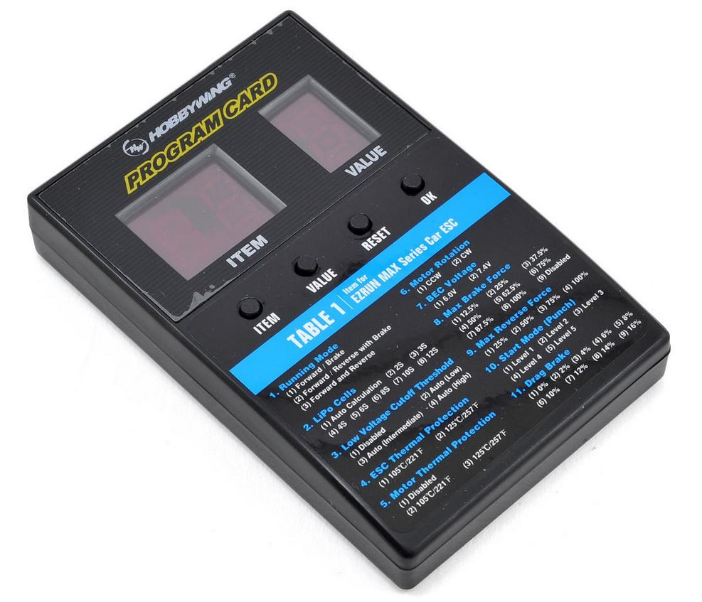 Hobbywing Programmator Box OTA &ndash; Scheda LED LCD Per ESC Auto E Barca RC Elettriche