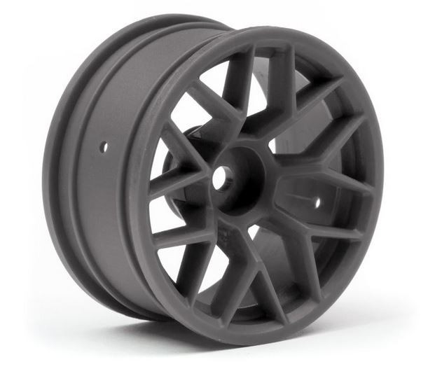 HPI Racing 112812 1/10 26mm Gunmetal Wheel Set 6mm Offset