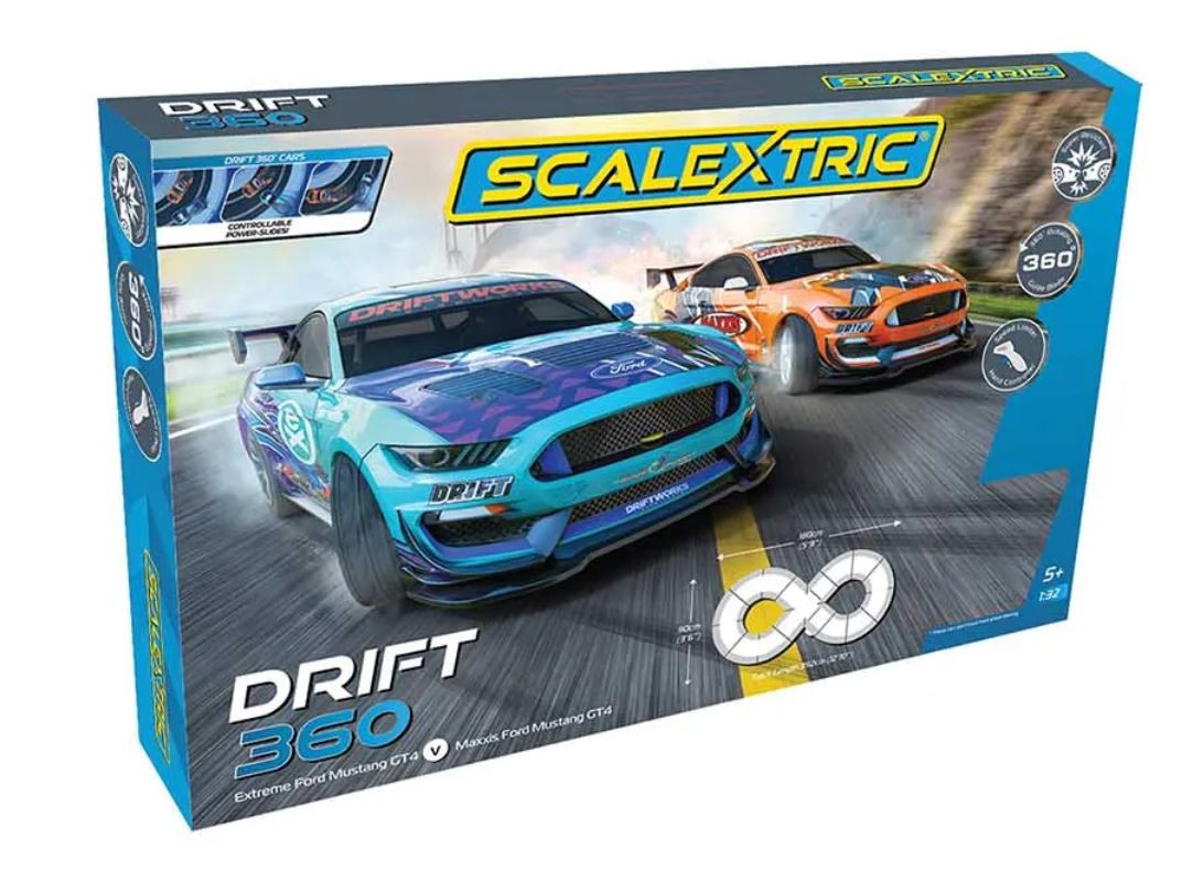 Scalextric C1421 Mustang Drift 360 Race Set