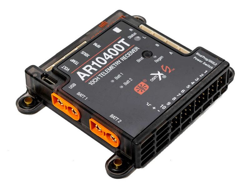 Spektrum AR10400T 10-Kanal Empfänger Mit Telemetrie – PowerSafe Für Modellflug & High-Performance Servos