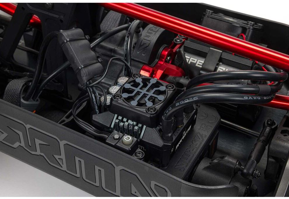 Aluminum Steering Assembly Upgrade For Arrma Kraton 8S / Outcast 8S 1:5 Scale RC Car - 22pc Red Set