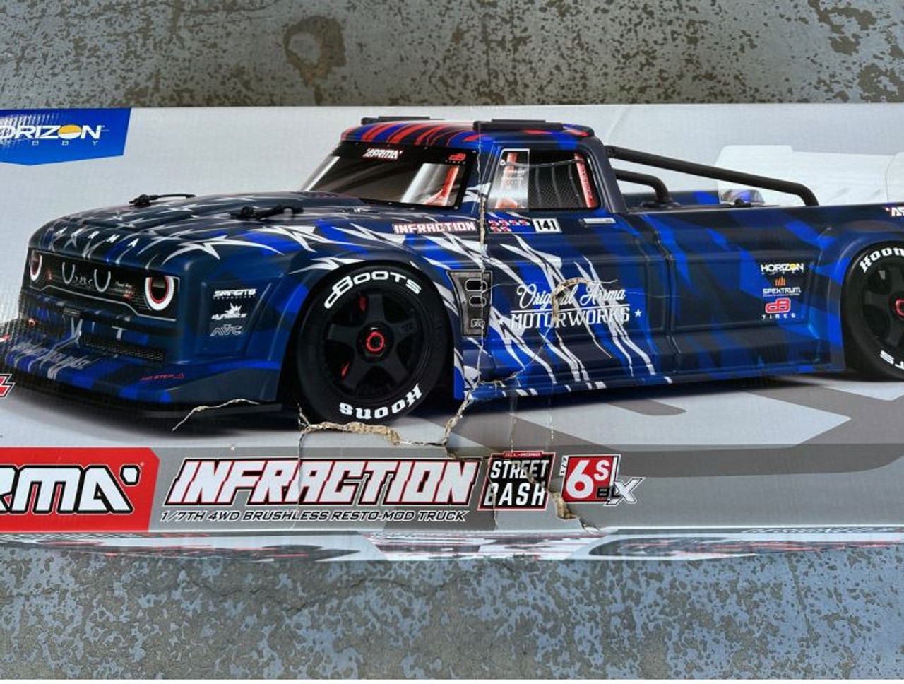 Arrma 1/7 INFRACTION 6S BLX V2 All Road Truck RTR Blue