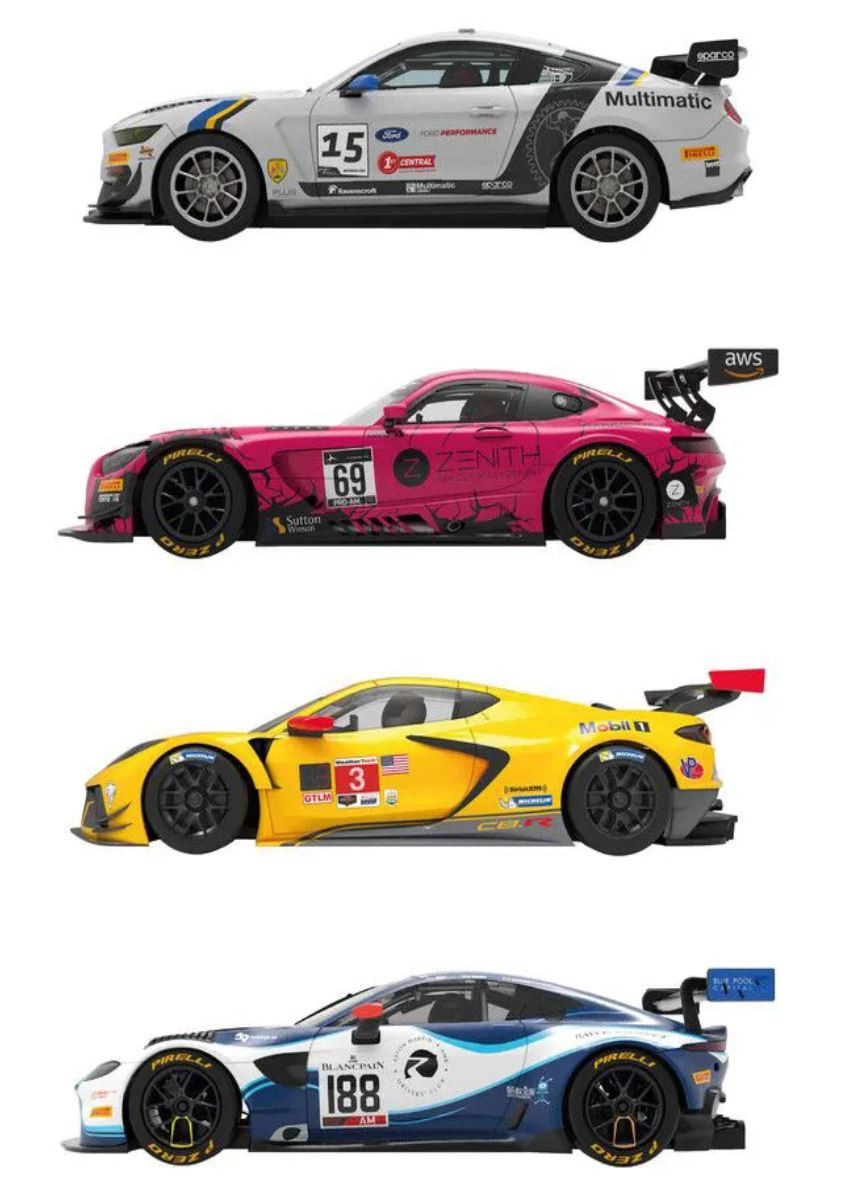 Scalextric C1436 ARC PRO Pro-Platinum GT Set