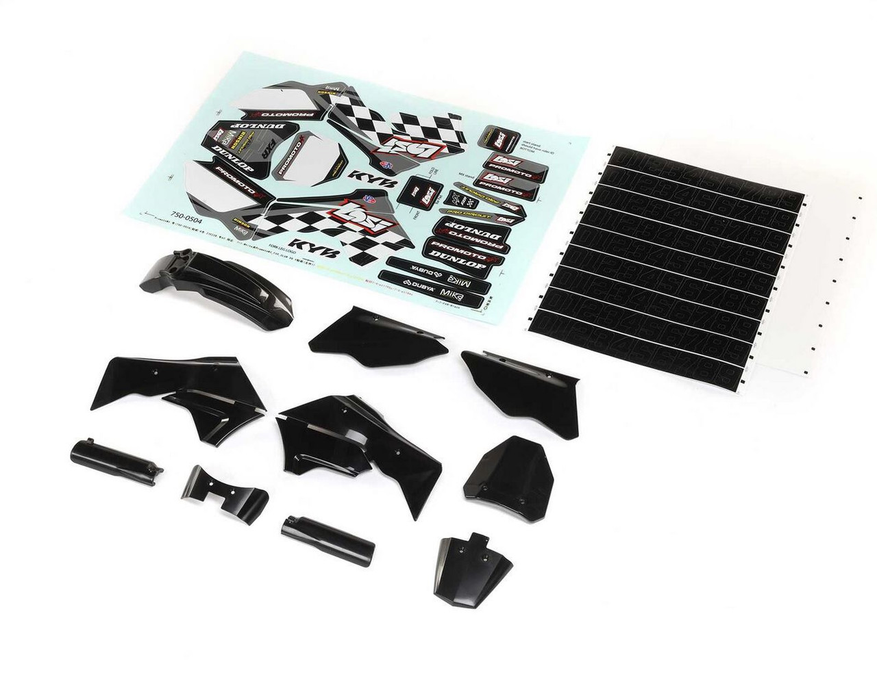 TAYLOR Billet Achterste Vering Linkage Set – LOSI Promoto MX SM · Modelsport