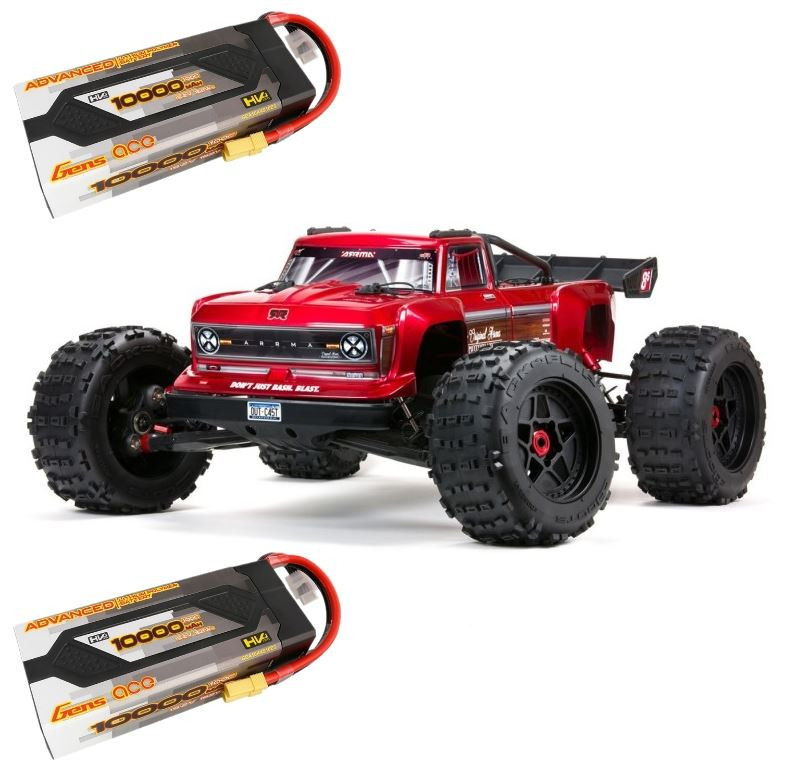 ARRMA ARA5810B Outcast 4X4 8S BLX – Stunt Truck 1/5 Rosso RTR - 3