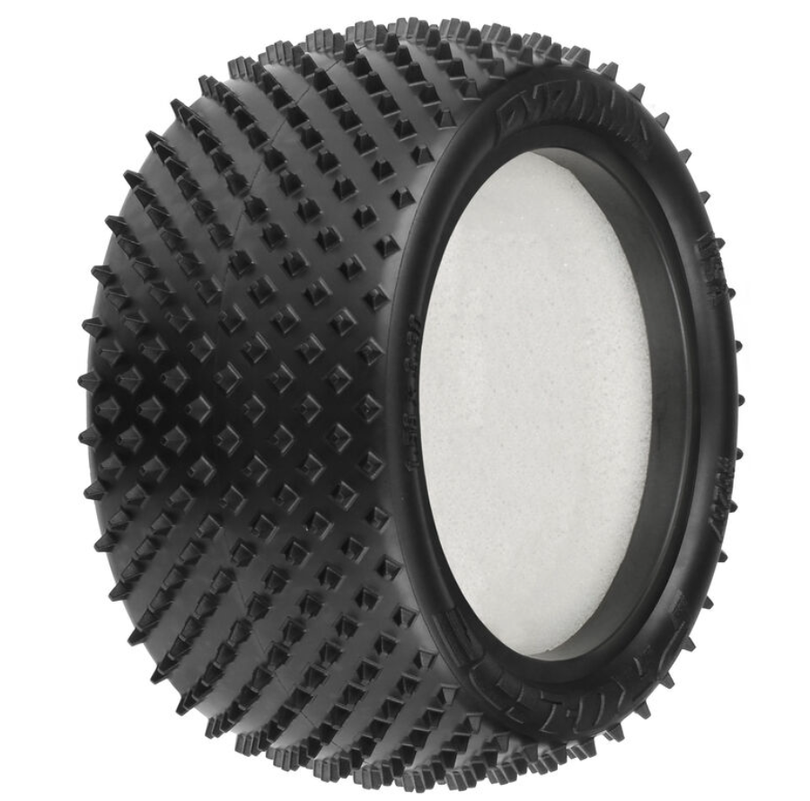 Pro-Line Racing Reaction HP No-Prep Drag Racing BELTED Tires 2 For Losi Mini No Prep Drag Car Rear Pro1023600