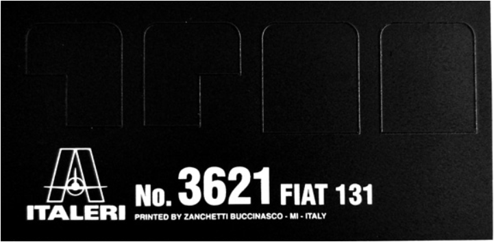 Italeri 3621 1:24 FIAT 131 Abarth'77 Sanremo RallyWin – Maquette – Kit de construction, modélisme, bricolage, loisirs, collage, kit de construction en plastique, détaillé, multicolore