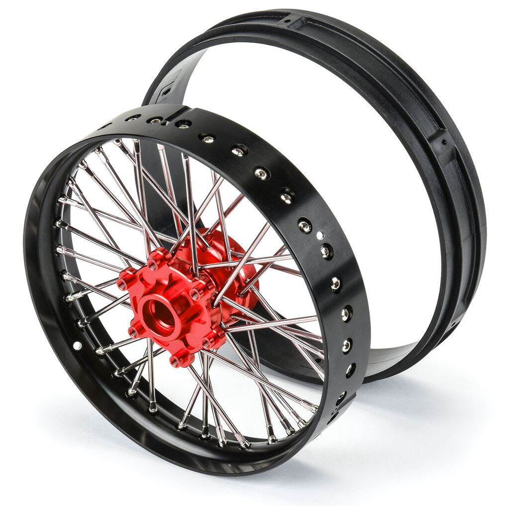 Pro-Line Racing PRO283600T2 1/4 Pro-Spec Aluminum V2 Bead Front Wheel ...