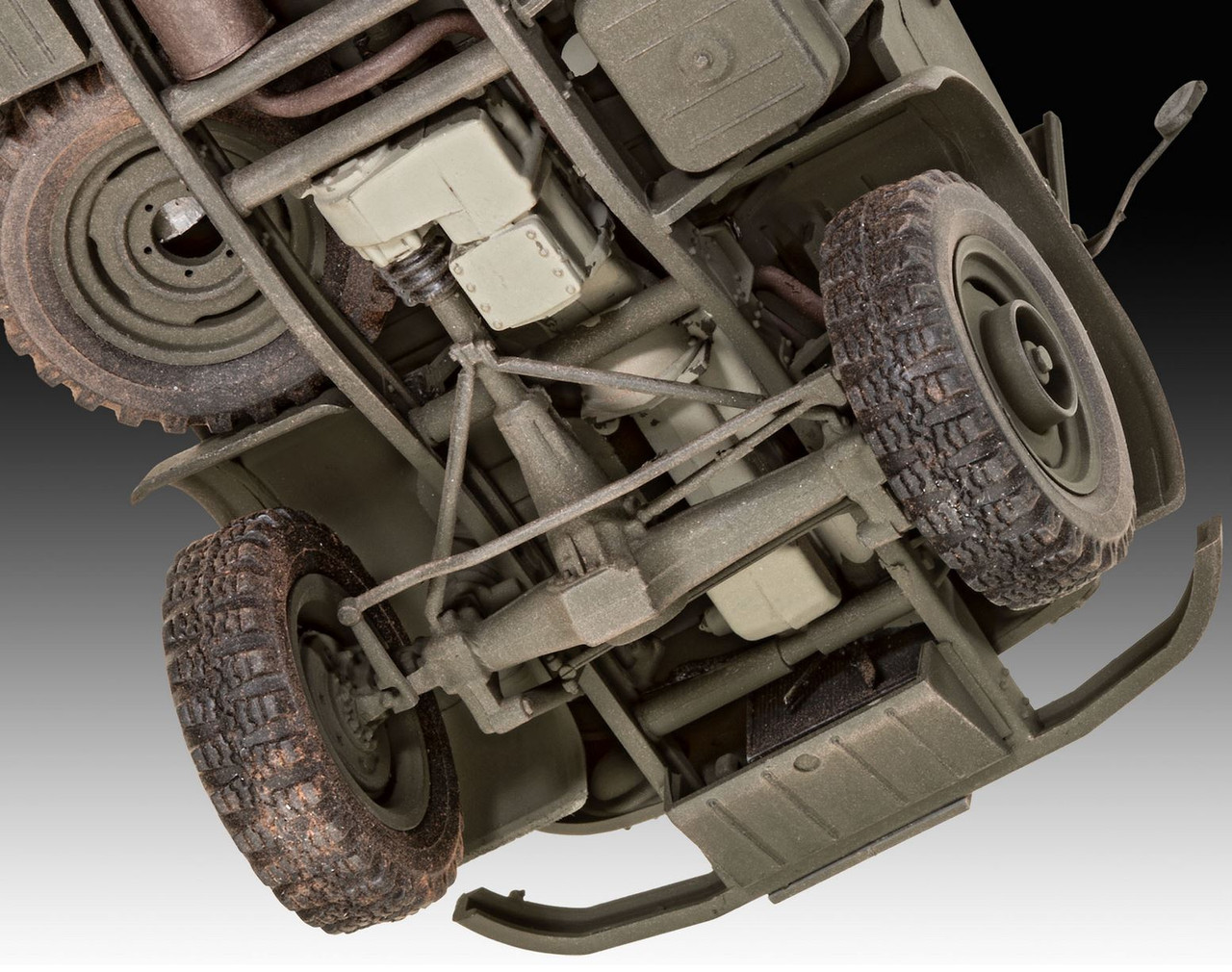 Maquette Plastique ICM 1/35 - Unimog 404 S « Valise » - Kit à Monter, Militaire, Niveau Intermédiaire