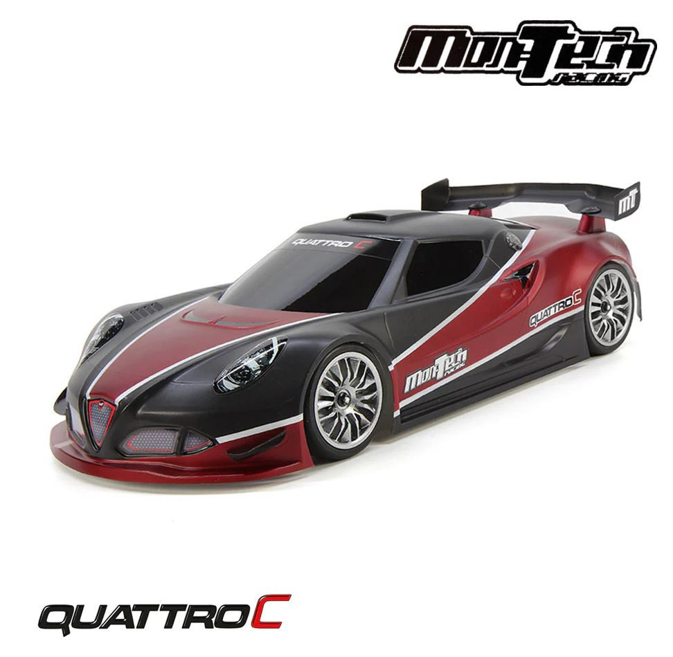 MonTech 022015 1/10 Quattro C 190mm Touring Car Body Shell Clear