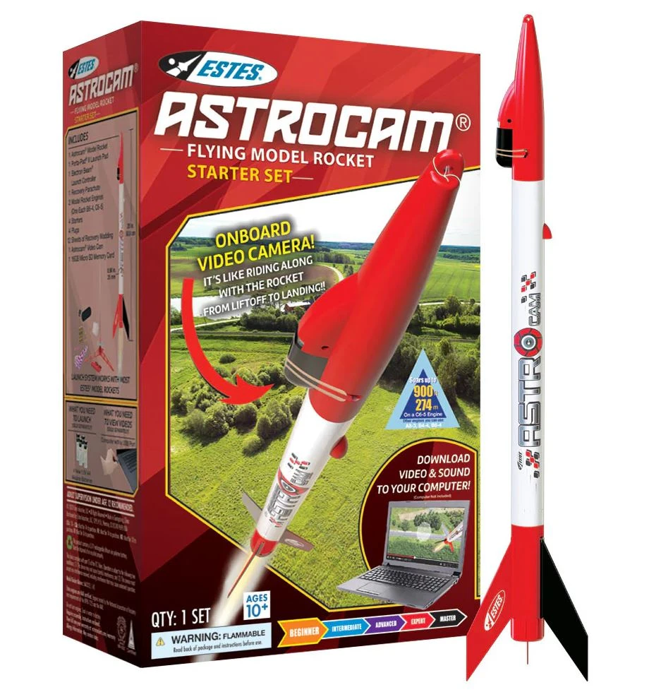 Estes 5325 Astrocam Rocket Starter Launch Set