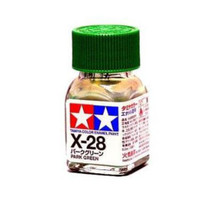 X-28 Tamiya 10ml Enamel Paint: Park Green