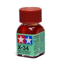 X-34 Tamiya 10ml Enamel Paint: Metallic Brown
