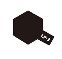 LP-3 Tamiya 10ml Lacquer Paint: Flat Black