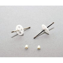 E-Flite EFL9054 Prop Shaft with Gear (2): UMX 4Site / UM T-28 / Champ