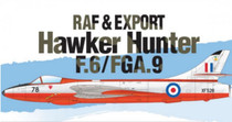 Academy 1/48 Raf Hawker Hunter F.6/Fga.9 Plastic Model Aircraft