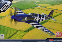 Academy 1/48 Usaff P51B Annivsy Of D-Day 1944 Plastic Model Aircraft